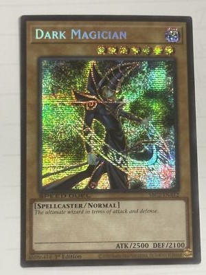 Yugioh! LP Dark Magician - SBC2-ENA12 - Prismatic Secret Rare - 1st Edition Ligh-image