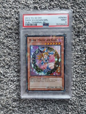 PSA 9 - Dark Magician Girl DT06 Duel Terminal Super Rare Yugioh-image