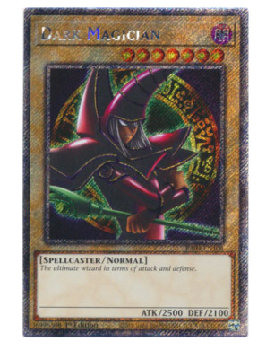 Dark Magician (Arkana) - RA04-EN106 - Platinum Secret Rare Stampede-image
