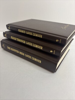 Louis L'Amour Leatherette Books-image