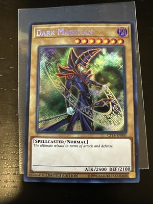 Yu-Gi-Oh! TCG Dark Magician 2017 Mega-Tins Promos CT14-EN001 Limited Edition...-image