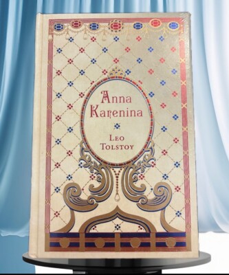 Anna Karenina Leo Tolstoy SEALED Hardcover leatherbound Book Barnes &Noble .-image