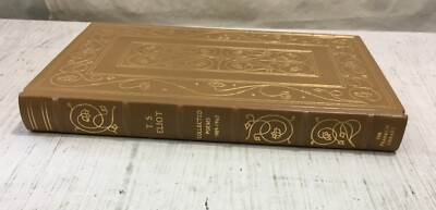 Franklin Library T.S.ELIOT Collected Poems 1909-62 Lmt Ed 1976 (Appears Unread)-image