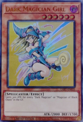 Dark Magician Girl - LART-EN035 - Ultra Rare - Limited Edition x1 - Near Mint-image