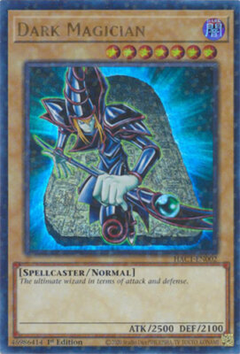 Yu-Gi-Oh Card - HAC1-EN002 - DARK MAGICIAN (ultra rare parallel holo) - NM/Mint-image