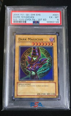 2004 YuGiOh! Dark Magician Starter Deck Yugi Evolution 1st Edition SYE-001 PSA 6-image