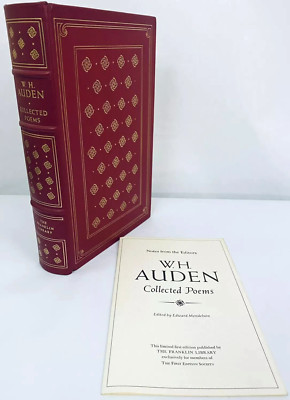 Collected Poems of W. H. Auden 1976 Franklin Library Frist Edition Society-image