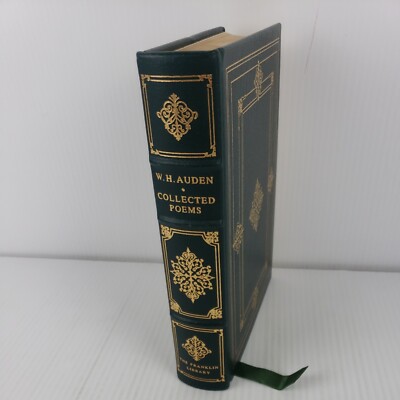 Franklin Library W.H. Auden Collected Poems Leather Bound 1978 Limited Edition-image
