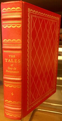The Tales of Guy de Maupassant 1977 1st Ed. Full Leather Bound Easton Press Book-image