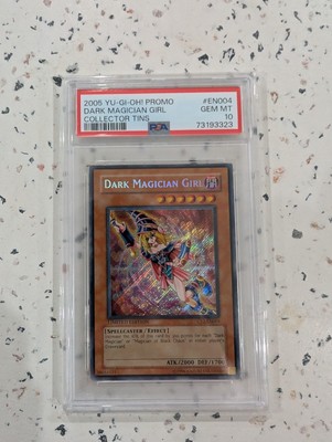 Yu-Gi-Oh - Dark Magician Girl EN004 Limited Edition PSA10-image