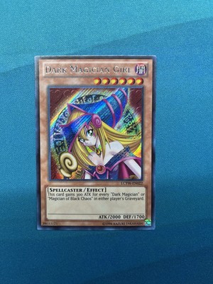 Yu-Gi-Oh Dark Magician Girl Secret Rare LCYW-EN022 Unlimited Edition NM-image