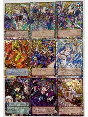 9×Yu-Gi-Oh Doujin Card Dark Magician Girl Goddess Stroy Waifu ACG Custom DIY-image