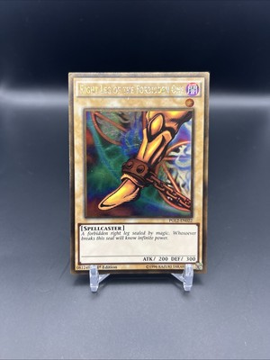 Lightly Played Right Leg of the Forbidden One - PGL2-EN022 - Gold Rare - 1st Edi-image