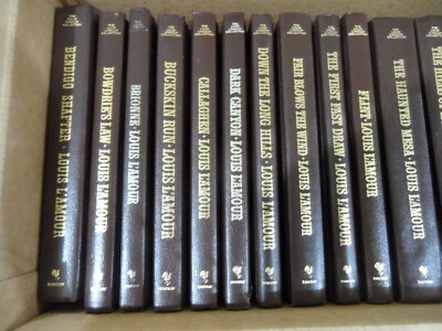 The Louis L'Amour Collection: Lot (4)  19 Leatherette Books-image
