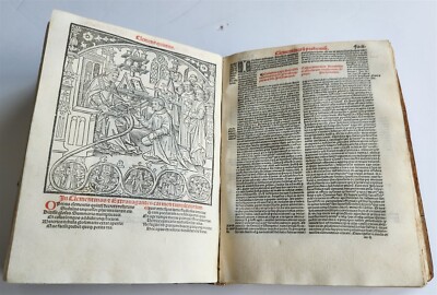 1513 POST-INCUNABULA CANON LAW BOOK antique COLLECTION of DECRETALS Jean Petit-image