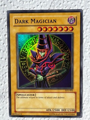 YUGIOH DARK MAGICIAN SYE-001 HOLO NEVER PLAYED NM ACTUAL PICS-image
