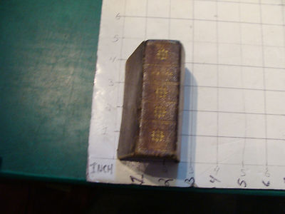 1819 Isaac Watts PSALMS OF DAVID exeter N H pub, leather bound, some info NICE-image