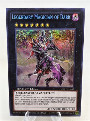 Yu-Gi-Oh! - Legendary Magician of Dark WSUP-EN052 Prismatic SR 1st Edition-image