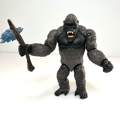 Godzilla vs Kong Kong w/ BATTLE AXE Battle Damage Reveal Playmates Monsterverse-image
