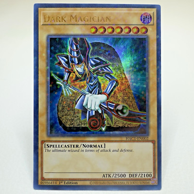 Yugioh Dark Magician HAC1-EN002 1st Edition Duel Terminal Ultra Rare - NM-image