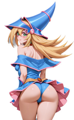 Dark Magician Girl Yu-Gi-Oh! Anime Waifu Sticker 6