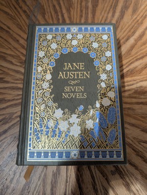 JANE AUSTEN SEVEN NOVELS Barnes & Noble  Leather Bound Book Classics Compilation-image