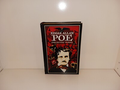 NEW Edgar Allan Poe Collected Works Bonded Leather Raven Rue Morgue Deluxe Ed-image