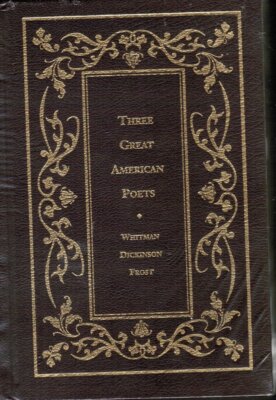 Three Great American Poets (Borders Leatherbound Classics) by Walt Whitman, Emi,-image