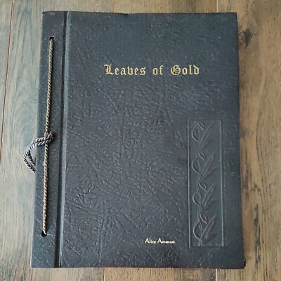 Leaves Of Gold An Anthology of Prayers Revised Edition 9th Printing 1960 Leather-image