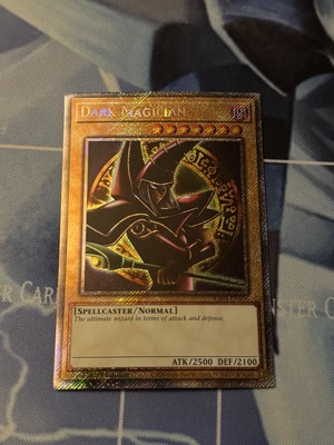 Yugioh Dark Magician Arkana Art RA04-EN001 Platinum Secret Rare NM -image