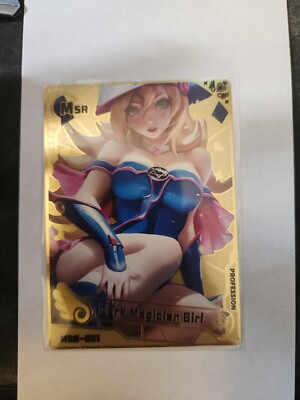 Dark Magician Girl Yu-Gi-Oh Goddess Story Gold Metal Card Waifu!-image
