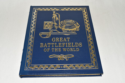 Easton Press GREAT BATTLEFIELDS OF THE WORLD Macdonald 1987 1ST LEATHER FINE/OOP-image