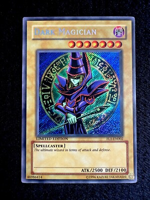 🔥 YUGIOH • DARK MAGICIAN • SECRET RARE • FL1-EN002 • LIMITED EDITION • NM 🔥-image