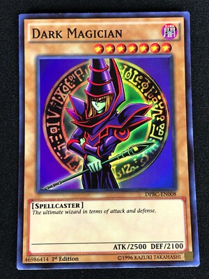 YUGIOH DARK MAGICIAN DPBC-EN008 1ST SUPER (NM)-image