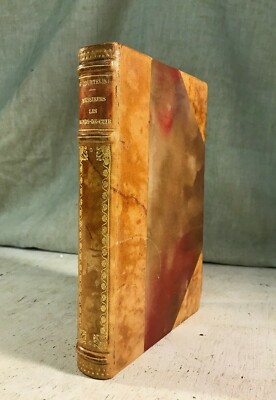Messieurs Les Ronds-de-cuir Courteline Antique fine Leather Bound Book French-image
