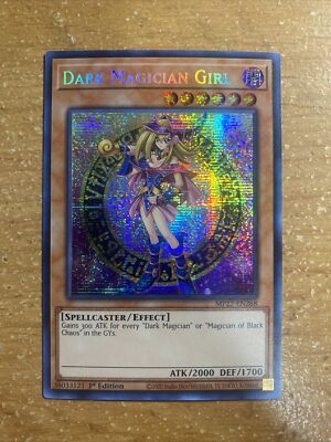 🔥 YUGIOH Dark Magician Girl MP22-EN268 PRISMATIC SECRET RARE HOLOFOIL NM 🔥-image