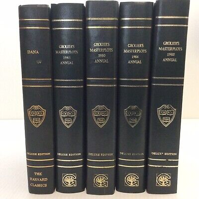 Harvard Classics Deluxe Edition Grolier's Masterplots Annual Dana-image