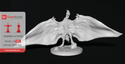 Rodan Kaiju Resin Sculpture Statue Model Kit Unpainted/Unassembled-image
