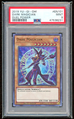 2019 DARK MAGICIAN DUEL POWER PSA 9 MINT #EN101 YUGIOH-image