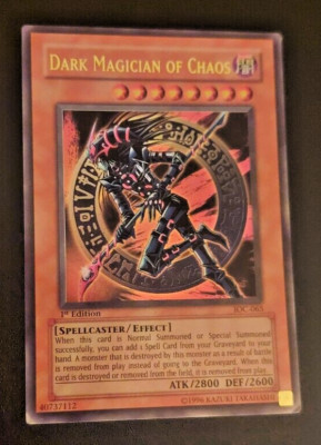 Yu-Gi-Oh! TCG Dark Magician of Chaos Invasion of Chaos IOC-065 1st Edition Ultra-image