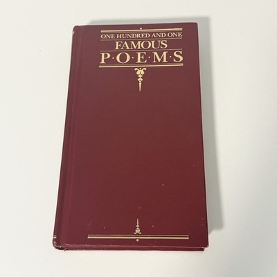 One Hundred and One Famous Poems Roy Jay Cook 1958 hardcover-image
