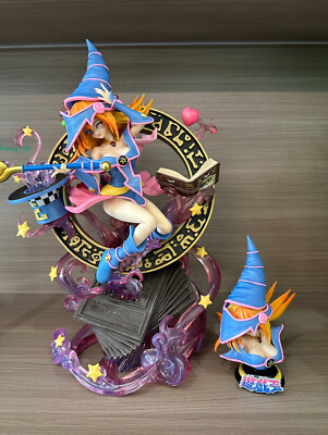 Anime Yu-Gi-Oh Dark Black Magician Girl Figure 38CM PVC Models Toy Statue Gifts-image
