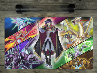 Ygomat VRAINS Dragons TCG Playmat Duel Battlefield Mat Free High Quality Tube-image