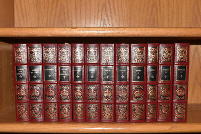 Easton Press 12V KINGS QUEENS OF ENGLAND Henry Richard Elizabeth Charles LEATHER-image