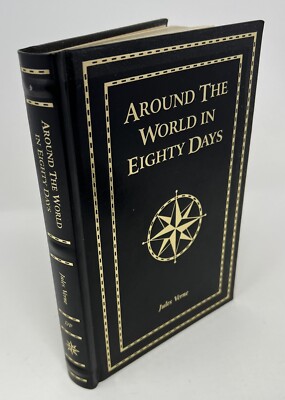 Around The World In Eighty Days by Jules Verne - 2004 Leather HC Dalmatian Press-image