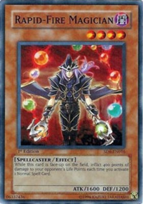 Yugioh! Rapid-Fire Magician - SD6-EN016 - Common - Unlimited Edition Near Mint, -image