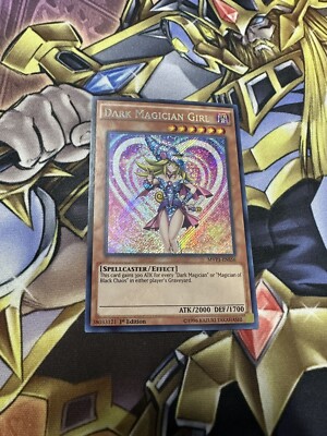 1x Yugioh Dark Magician Girl MVP1 1st Edition Secret Rare Card NM-image