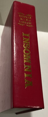Insomnia - Stephen King Library Edition - Red Faux Leather Hardcover - 1994 OOP-image