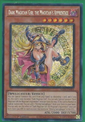 ALIN-EN004 DARK MAGICIAN GIRL THE MAGICIAN'S APPRENTICE – SECRET RARE 1ST ED-image