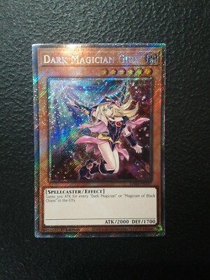 Dark Magician Girl 7th Art RA04-EN107 Platinum Secret Rare 1st Edition -image